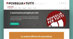 Desktop Screenshot of povegliapertutti.org